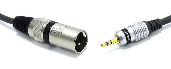 XLR Stecker auf 3,5mm Stereo Klinke Kabel 3m Mikrofonkabel 3 Polig auf 3.5 TRS Klinkenstecker Adapte