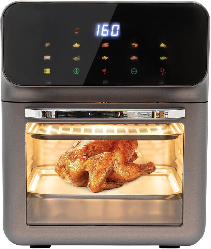 13L Elektrobackofen, Minibackofen mit 2 Backbleche 50 Kuchenboxen 5 Folienschachteln 1 Ofenhandschuh