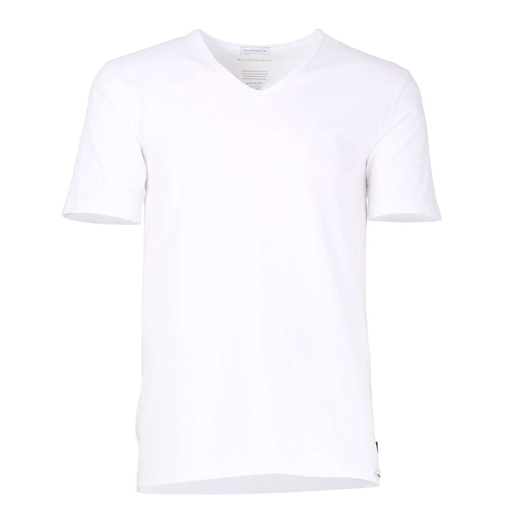 Baldessarini Herren T-Shirt weiss Uni 2er Pack L Weiss, L Weiss