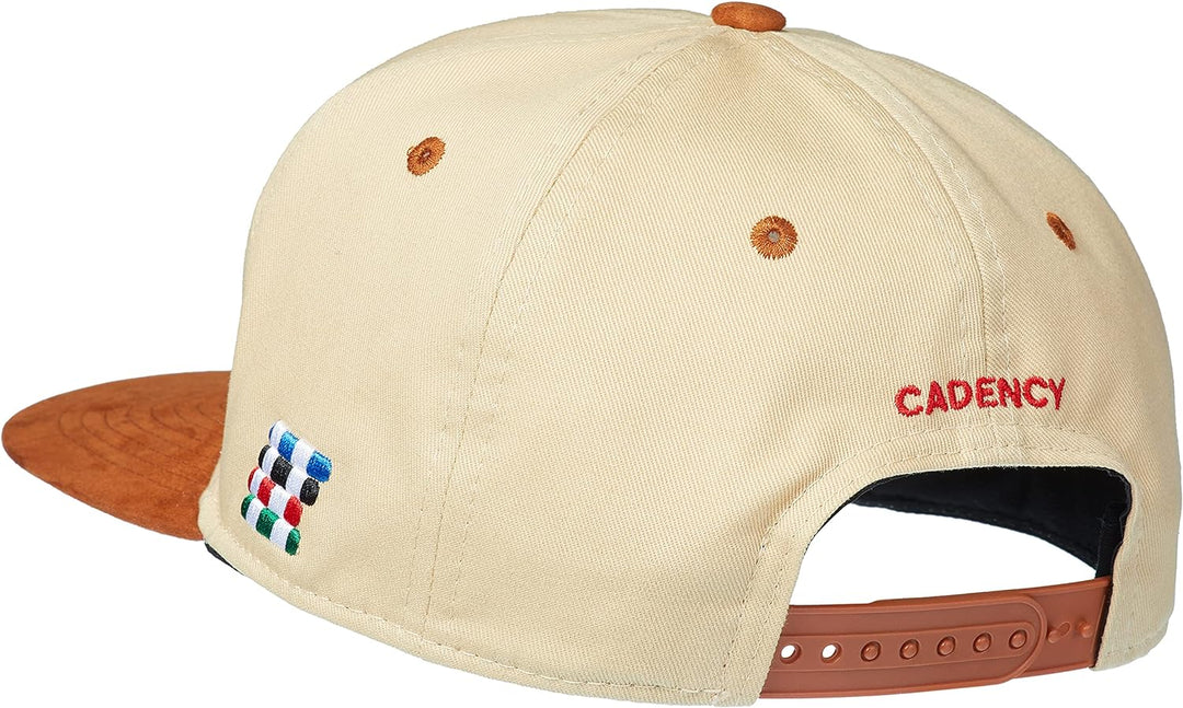Cadency® Snapback Cap Poker, Damen und Herren, Beige, Unisex, Grössenverstellbar