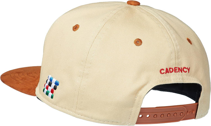Cadency® Snapback Cap Poker, Damen und Herren, Beige, Unisex, Grössenverstellbar