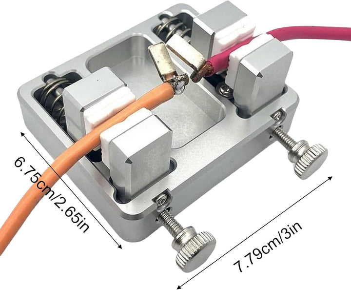 Elektrische Drahtschweissvorrichtung 7,79 X 6,75 Cm Aluminiumlegierung Löt- Und Schweisszwinge Für E