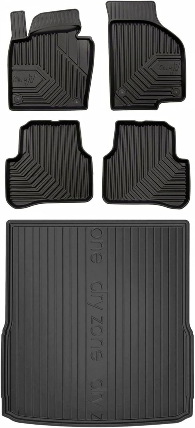 Satz Fussmatten und Gummimatte für VW Passat B6 2005-2010/ Passat B7 2010-2014