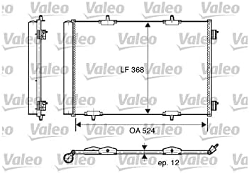VALEO Kondensator Klimaanlage 818015