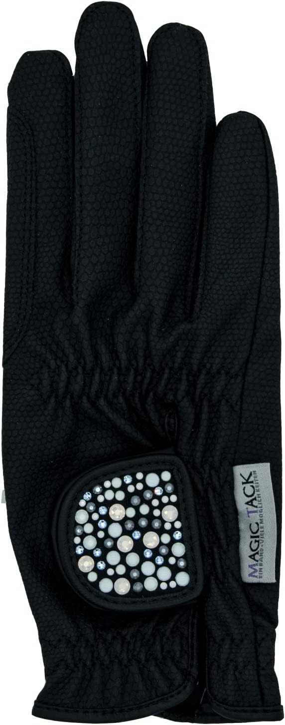 haukeschmidt Unisex Reithandschuh A Touch of Magic Schwarz 8, Schwarz 8