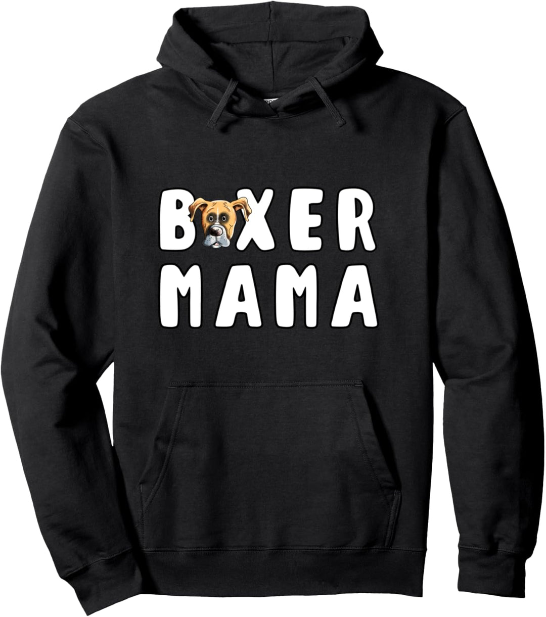Deutscher Boxer Mama I Geschenk fürs Hunde Frauchen Pullover Hoodie