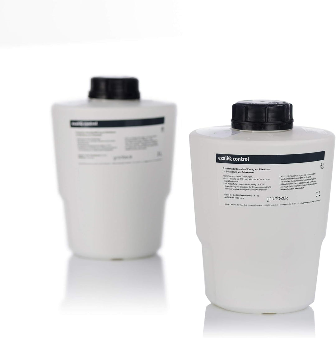 Grünbeck Mineralstofflösungen exaliQ 2 x 3 Liter, Grünbeck Mineralstofflösungen:exaliQ control, exal