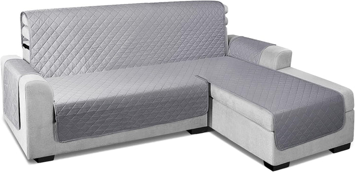 TAOCOCO Chaiselongue Sofabezug L Form, Wasserdichter Stretch Sofa überzug, Sofaschoner rutschfest, M
