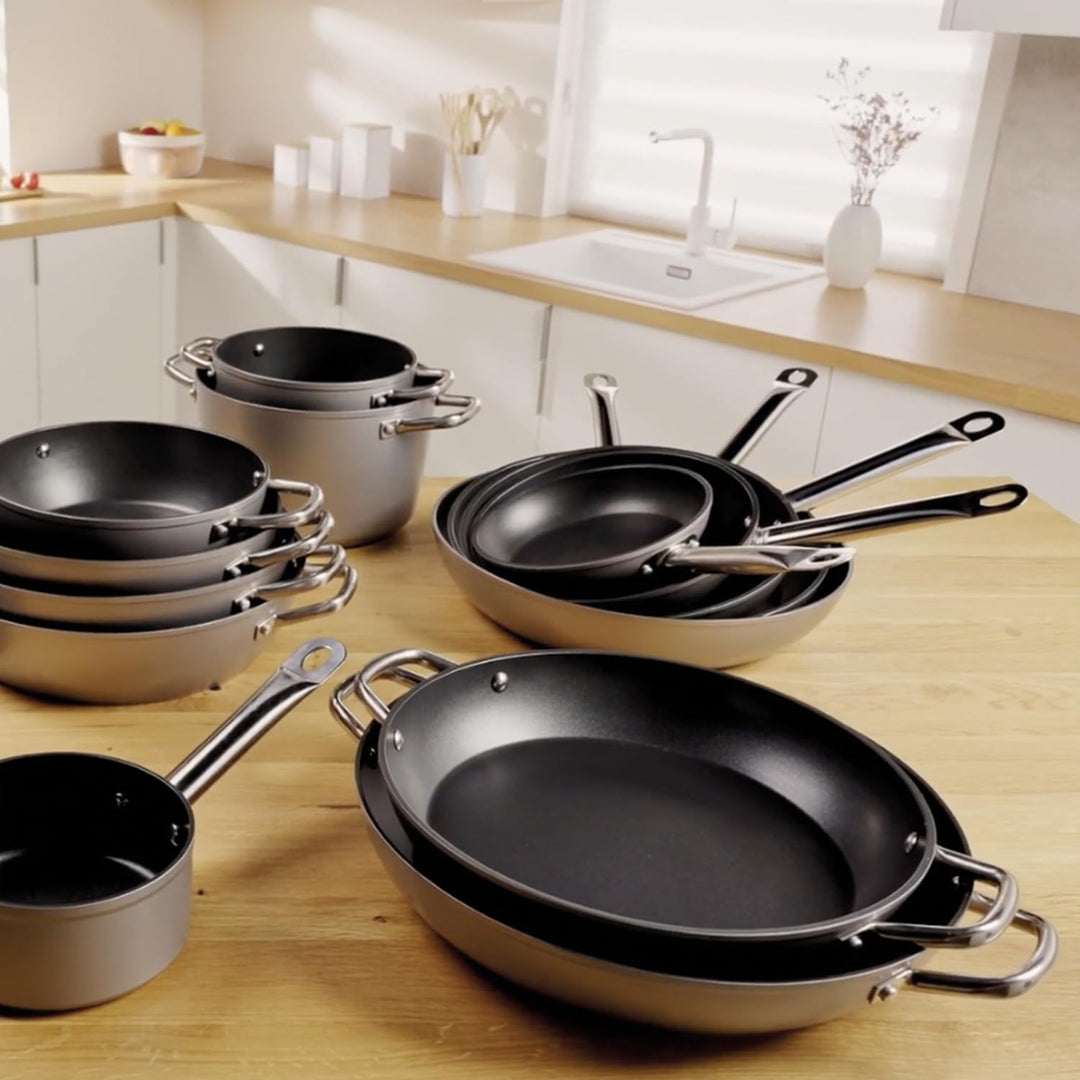 Tescoma Bratpfanne mit 2 Griffen, GrandCHEF+, Durchmesser 36 cm, mit hochwertiger Antihaftbeschichtu