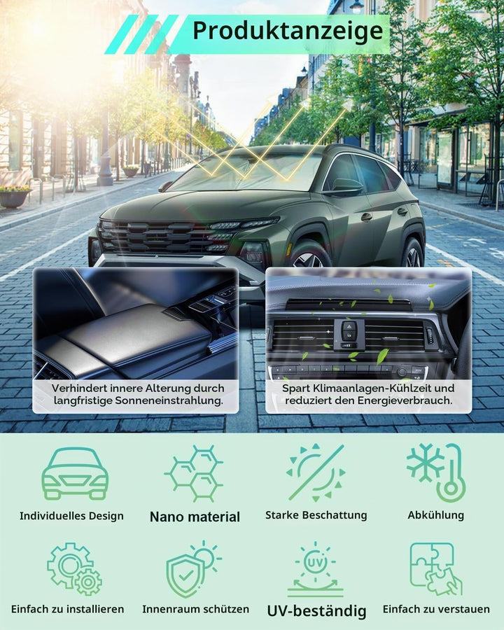 GAFAT Hyunda-i Tucson 2015-2024 2025 Sonnenschutz Frontscheibe Innen, Tucson 2023 2022 Windschutzsch