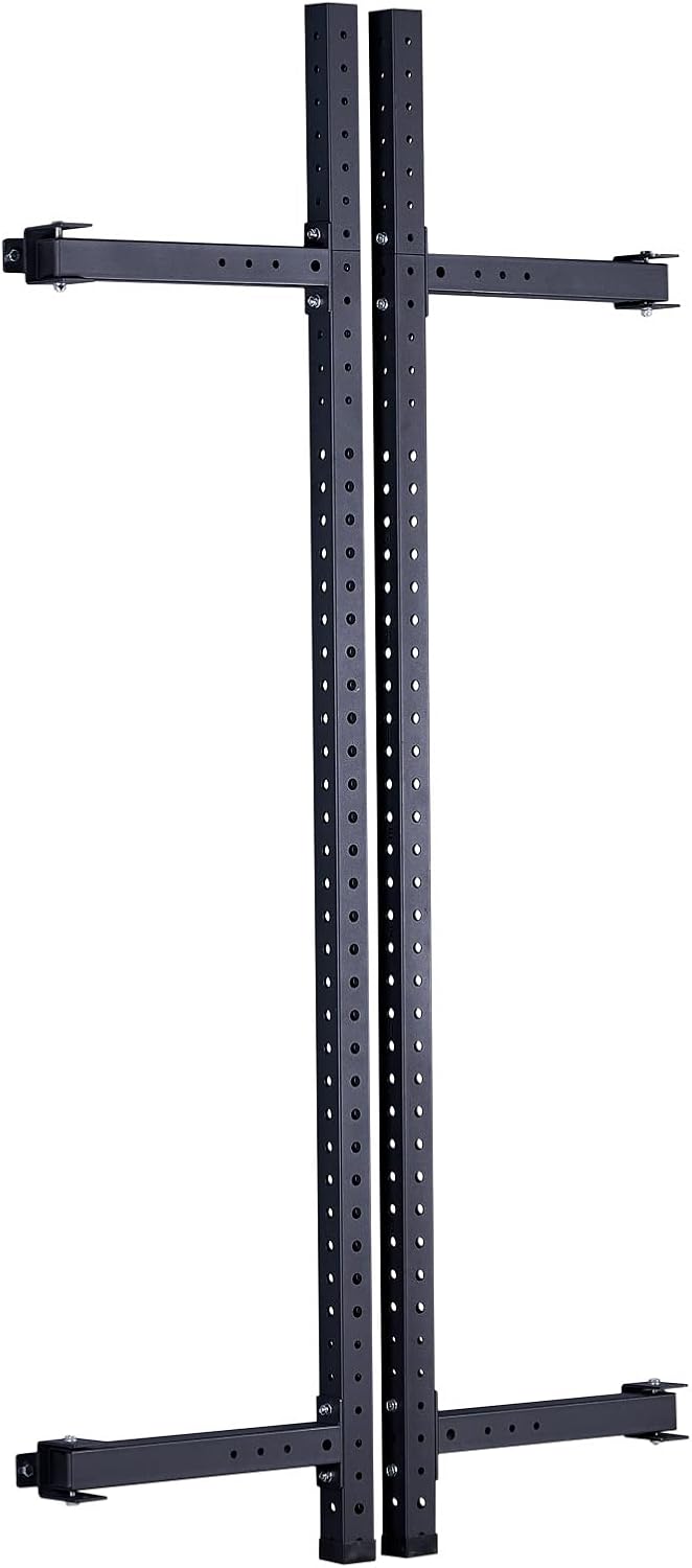 Train Hard Wand Rack Wandbefestigter Power Rack mit Klimmzugstange, 350 kg belastbar, optional mit Z