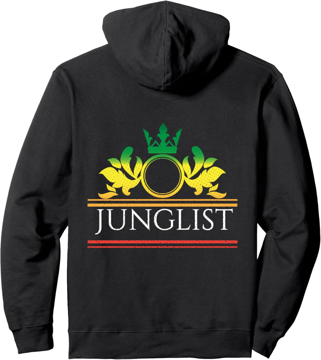 Junglist Massive 174 BPM DnB Music Dubstep EDM Drum And Bass Pullover Hoodie