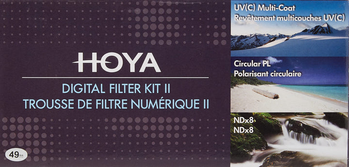 Hoya Digital Filter Kit (49mm, inkl Cirkular Polfilter/ND-Filter (NDx8)/HMC-C, UV-Filter), 49mm