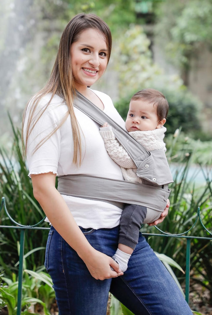 marsupi Babytrage und Neugeborenen-Trage, leichte und kompakte Babytrage mit stabilem Klettverschlus
