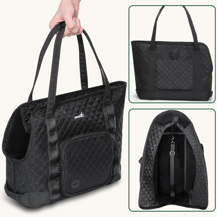 pecute Hundetasche für Kleine Hunde 5kg, Tragetasche Hund Hundetragetasche Leichte, Faltbare Hundetr