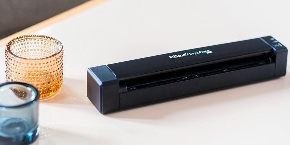 IRIScan Anywhere Dokumentenscanner & Batterie, tragbarer WiFi v6: 15PPM Simplex PDF-Editor, Simplex,