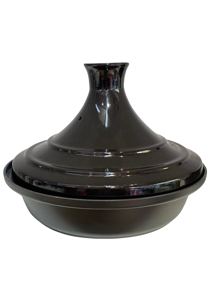 SWISS LINE Tajine 30 cm Induktion geeignet – Aluminium Schmortopf mit Keramikdeckel – Antihaft Marmo