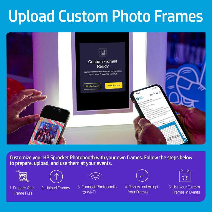 HP Sprocket Fotobox-Maschine Sofort-Farb-Fotodrucker (Weiss) Geschenk-Paket + Zink-Papier (100 Blätt