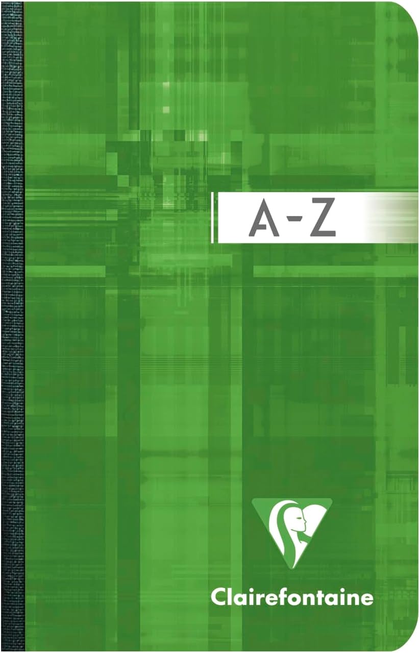 Clairefontaine 9599C - Packung mit 5 Kladden/Adressbuch 9x14cm mit Softcover, 96 Blatt kariert 90g,