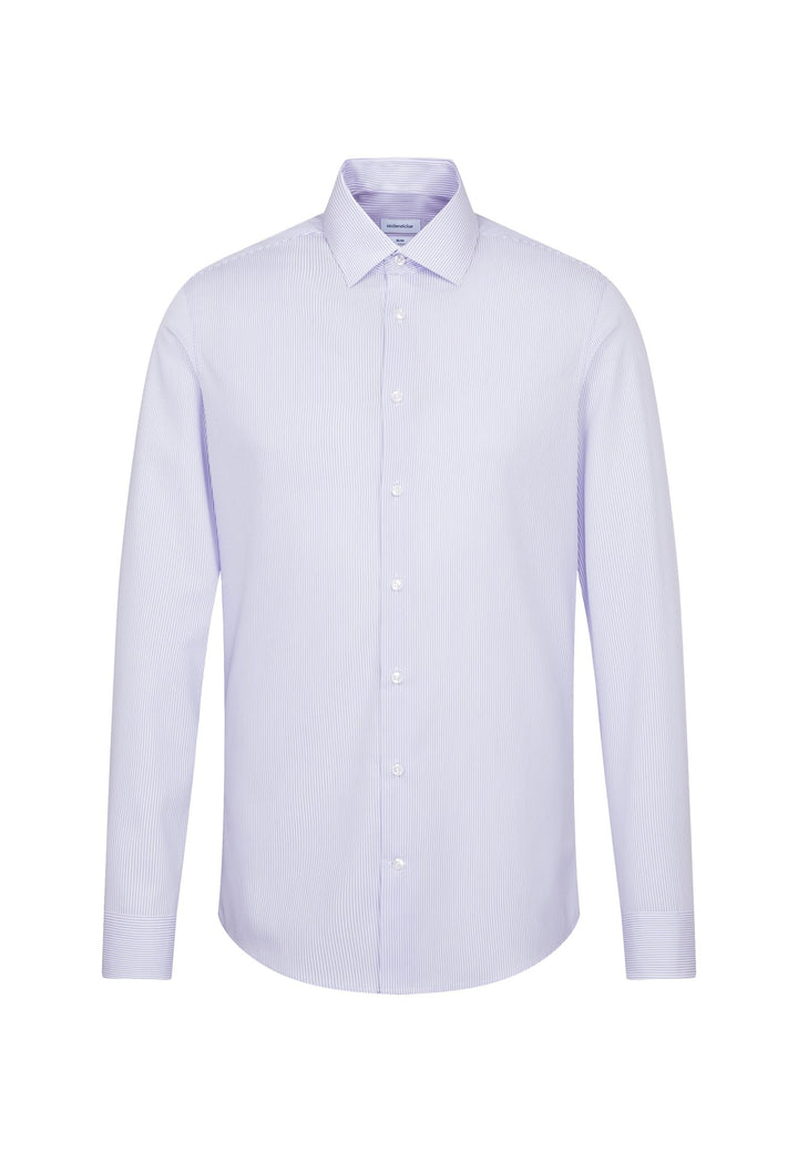 Seidensticker Herren Men Slim Longsleeve Cotton Hemd (1er Pack) 36 Hellblau, 36 Hellblau