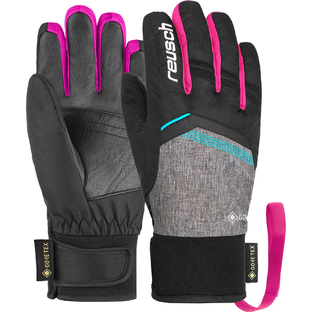 Reusch Jungen Bolt Gore-tex Junior Warmer, wasserdichter und atmungsaktiver Winterhandschuh 4 schwar