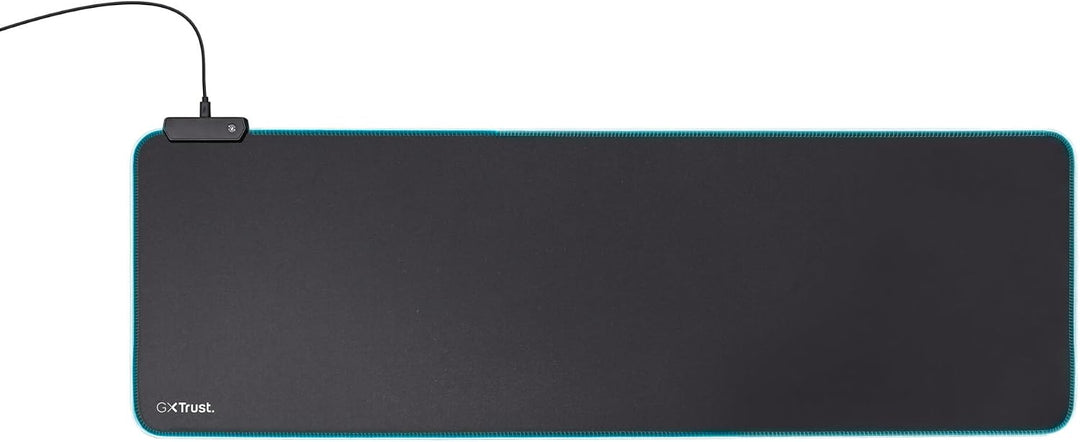 Trust Gaming GXT 764 Glide-Flex RGB Mauspad XXL, 930x300 mm, Gaming Mousepad mit LED Beleuchtung, ru