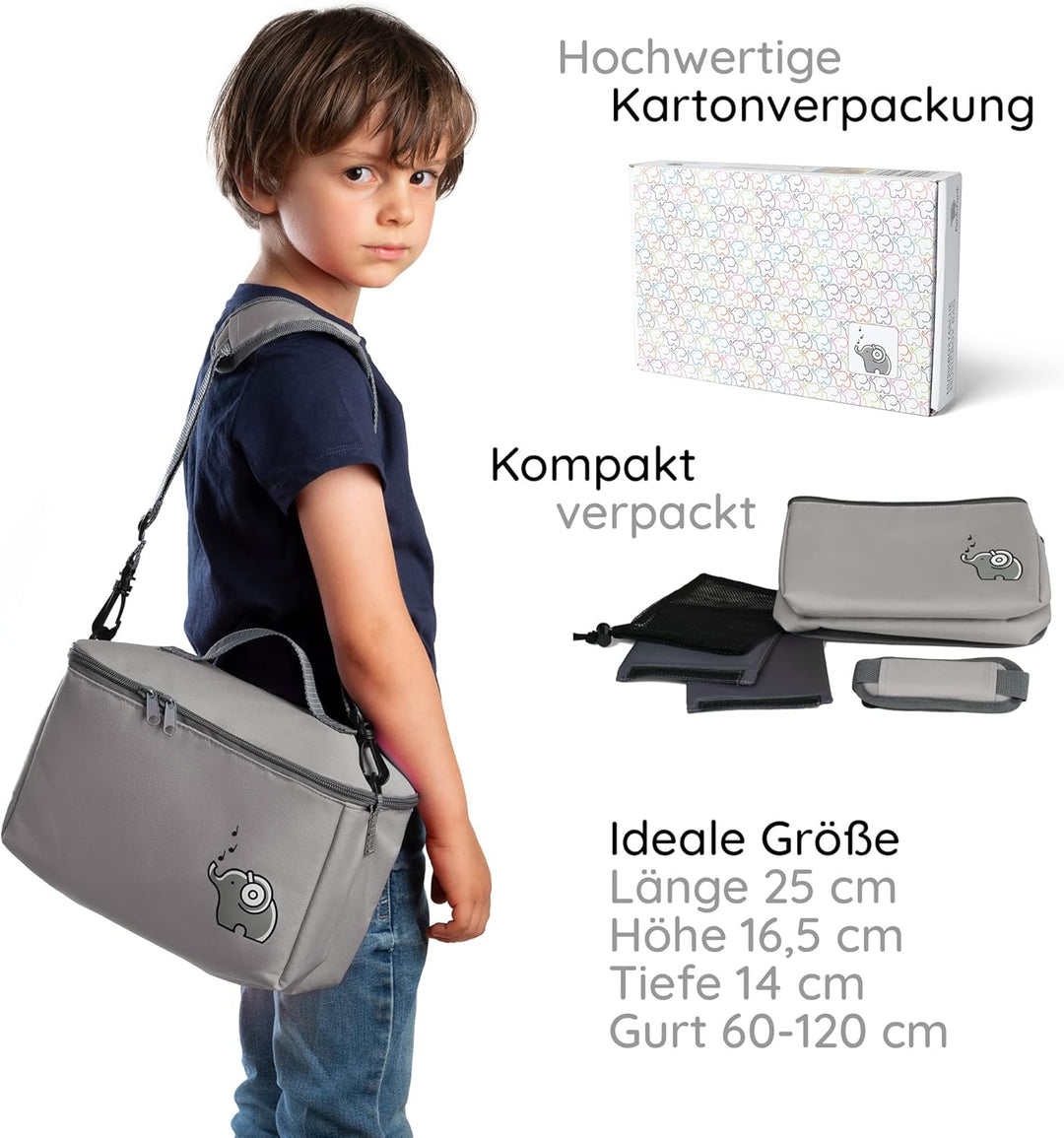 fantifant Musikbox Tasche für Toniebox [ + Netzbeutel für Tonies ] Flexible TRANSPORTTASCHE FÜR TONI