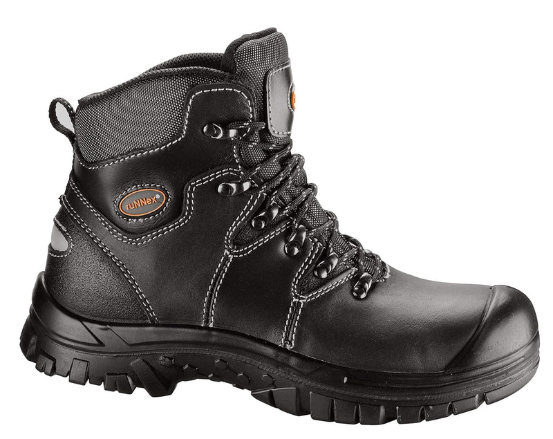 ruNNex Sicherheitsstiefel S3 AquaStar wasserdichte Schnürstiefel BGR 191, Grösse 45, schwarz, 5305 4