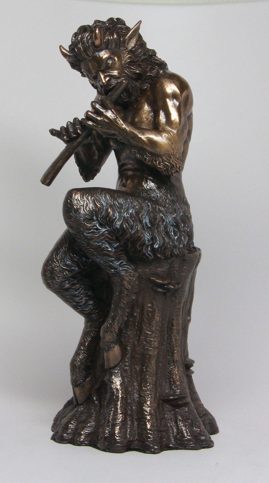 9.75 Inch Satyr Creature Mythological Being Resin Statue Figurine by PTC
