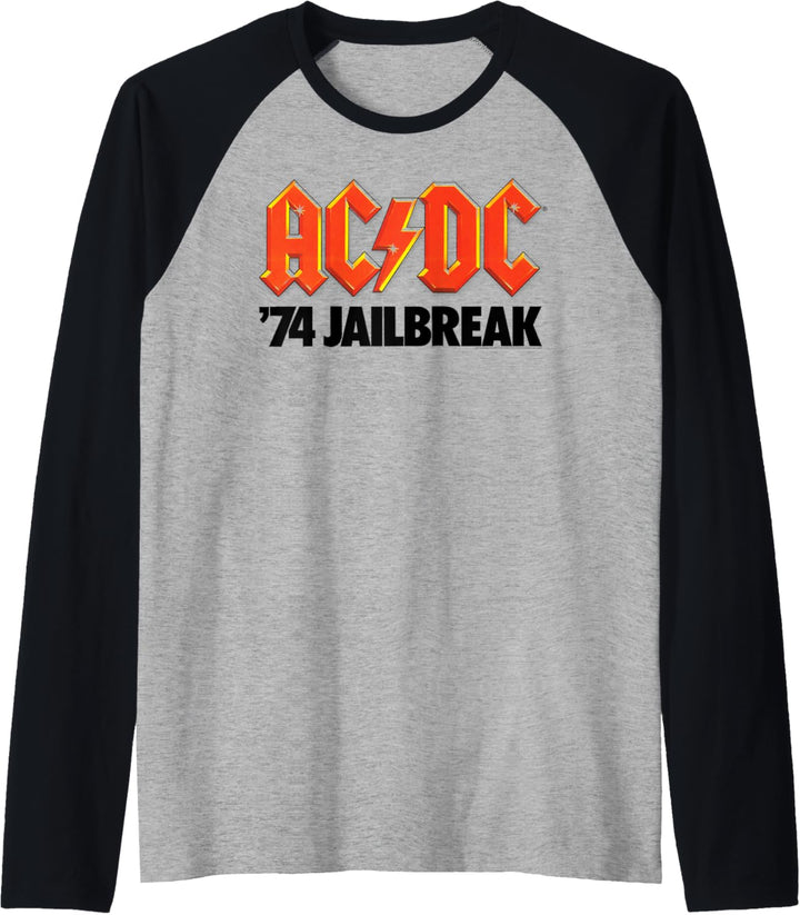 AC/DC – '74 Jailbreak Logo Raglan