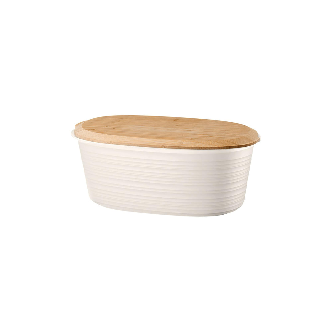 Guzzini - Tierra, Gebäckdose, Brotkasten - Milchweiss, 31,5 x 16,5 x 12,9 | 3 Liter - 197300156 Einh