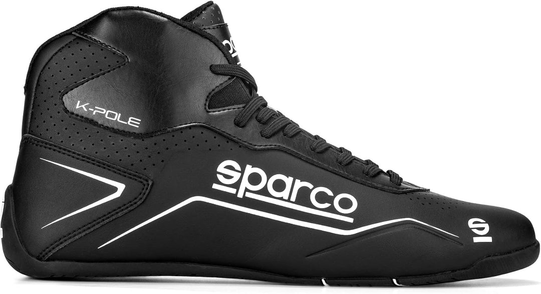 Sparco Unisex SparcoKartschuhe K-Pole 2020 Grösse 44 Bl 40 EU Schwarz, 40 EU Schwarz