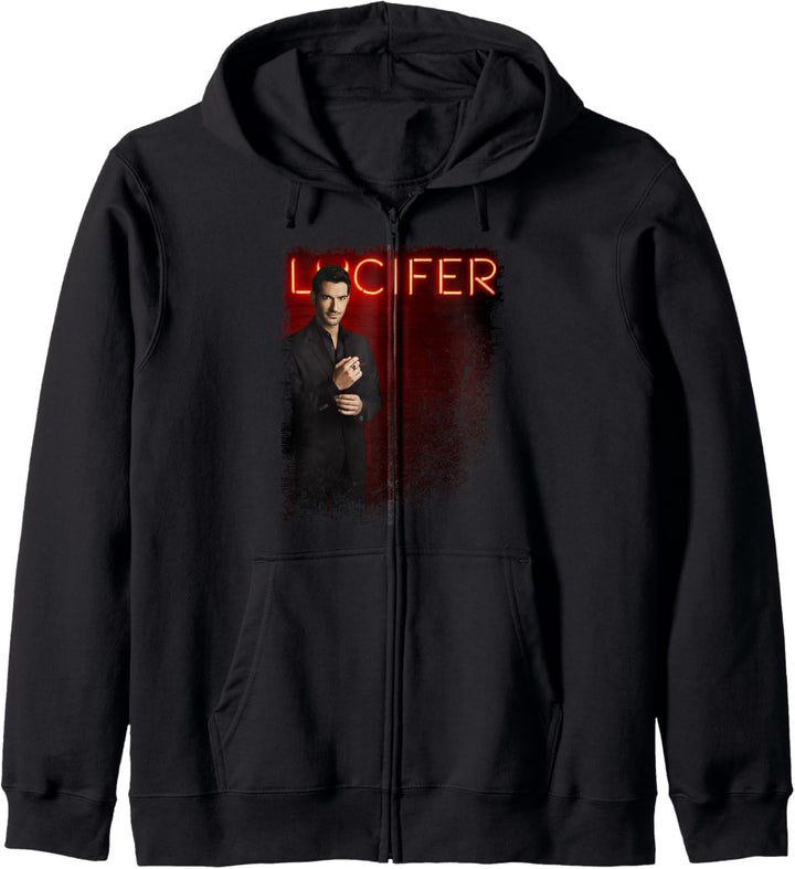 Lucifer Neon Lights Kapuzenjacke