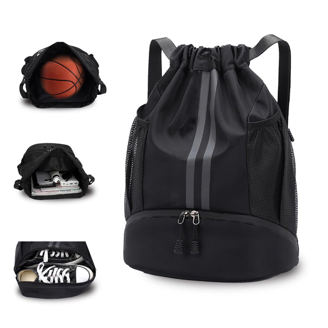 Sportrucksack mit Schuhfach - Wasserdichte Gym- und Trainingstasche für Damen & Herren - Ideal für F