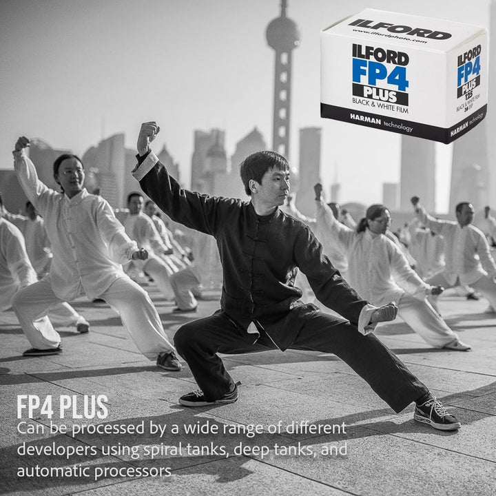Ilford 1649651 FP4 125-36 Schwarz-/Weiss Negativ-Filme, Film