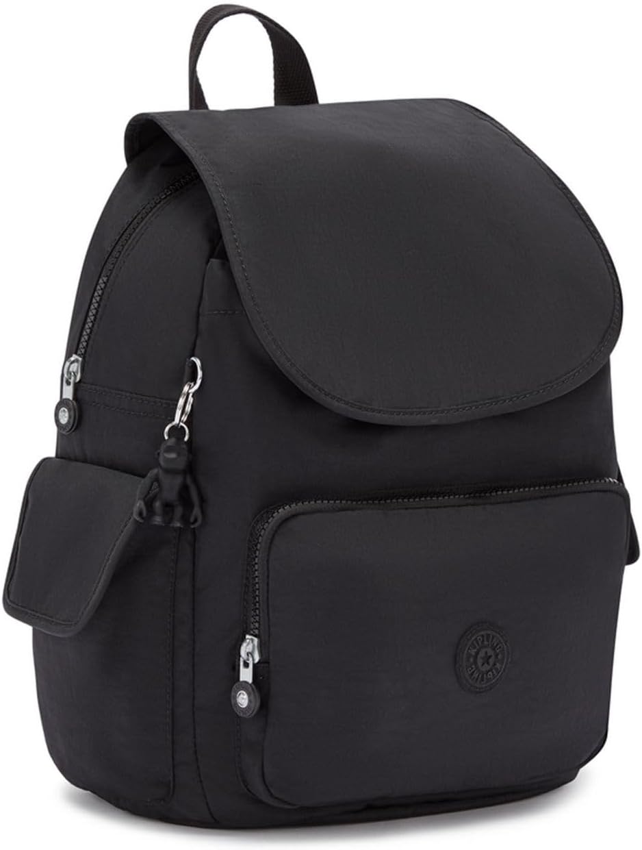 Kipling CITY PACK Mittelgrosser Rucksack, Black Noir (Schwarz), Black Noir