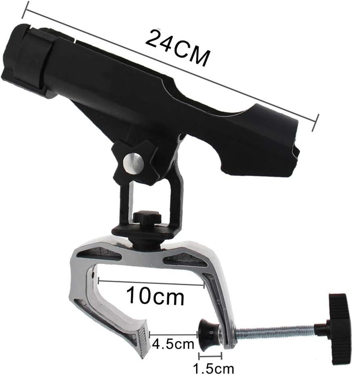 2 x Rutenhalter Stabil 360 Grad Drehung einfach einstellbar für Boot Kajak Type B, Type B