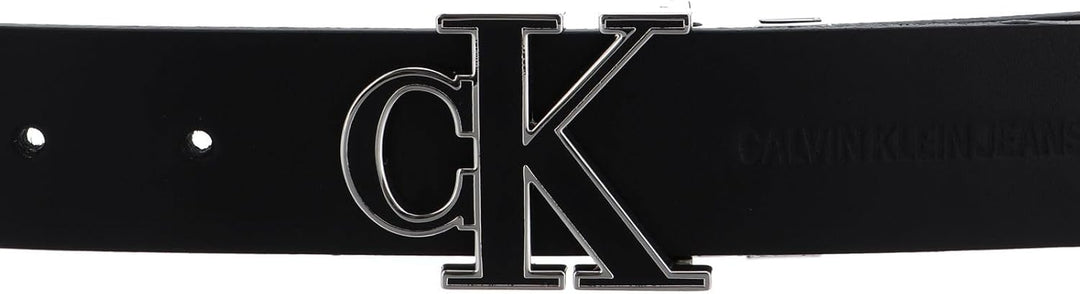 Calvin Klein Mono Hardware Belt W95 Black/Bitter Brown - kürzbar