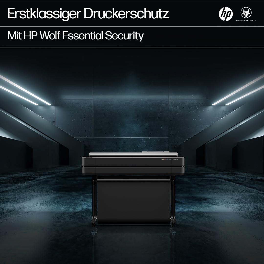 HP DesignJet T250 24 Zoll (61 cm 5HB06D), Grossformatdrucker, Plotter, Standard A4-A1, 76 A1-Drucke/