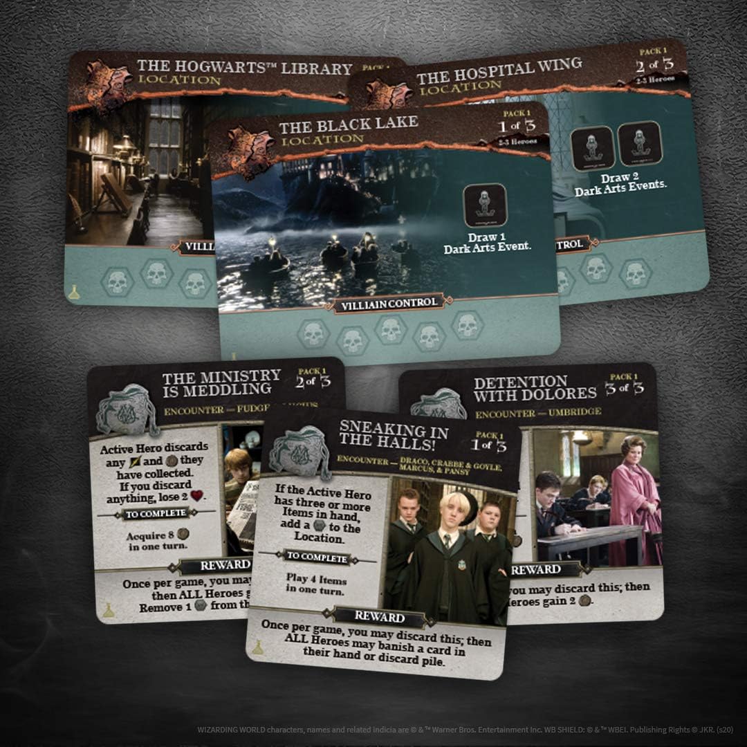 USAopoly - Harry Potter: Hogwarts Battle - The Charms and Potions Expansion - Board Game Hogwarts Sc