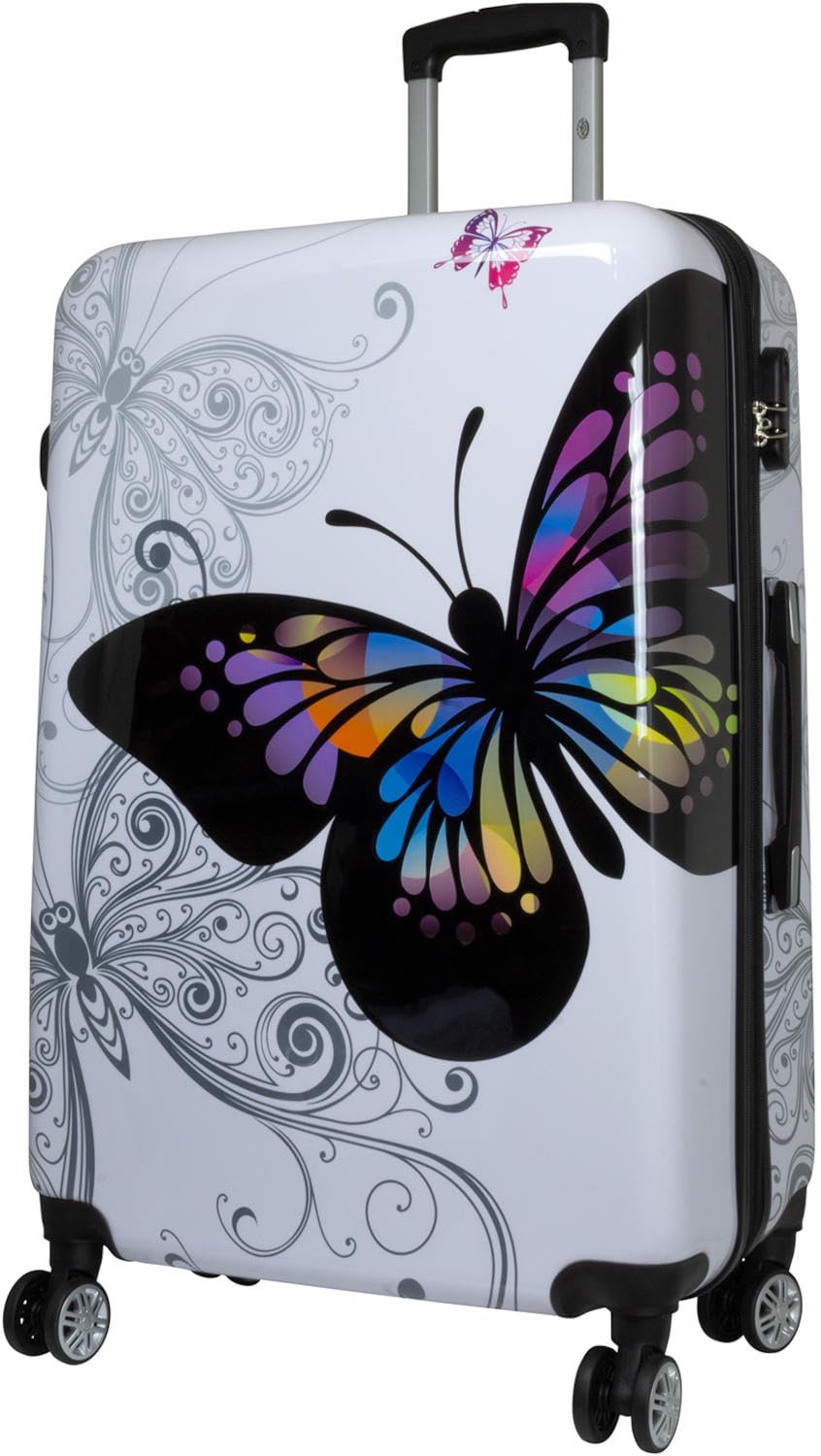 Warenhandel König – Koffer, Schmetterling weiss (Mehrfarbig) - unknown Schmetterling Weiss XL, Schme