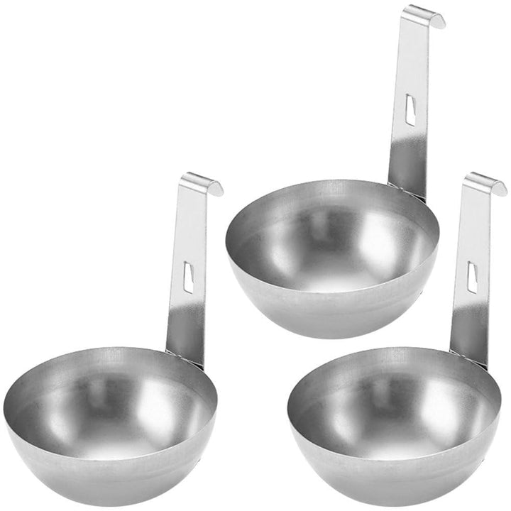 Edelstahl-eierpochierer, 3 Stück, Pochierte Eierkocher, Tassen, Antihaftbeschichtet, Pochierte Eierp