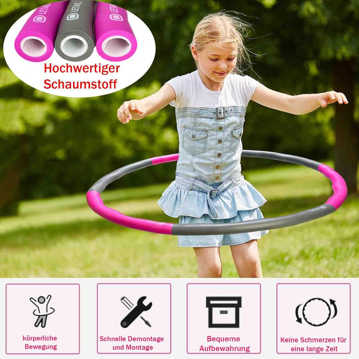 hula hoop reifen aufbewahren LETAO Hula Hoop Reifen Kinder von 4-8 Jahren