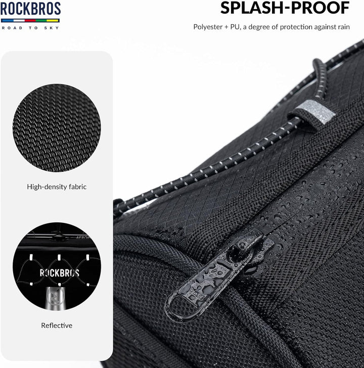ROCKBROS Road-to-Sky Fahrrad Lenkertasche Fahrradtasche Lenker Vordertasche 1,5L Wasserabweisend Ref