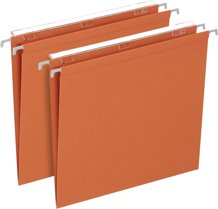 Elba - 400126765 Hängemappen für Schublade, Achsabstand 33, Boden V, Aussenformat 31,5 x 24, Orange,