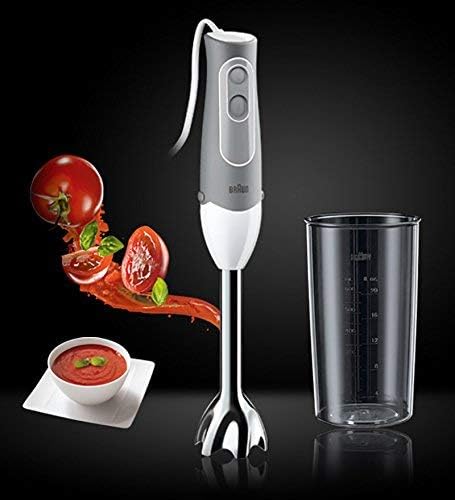 Braun Multiquick 5 MQ 500 Soup Stabmixer (600 W, logische Geschwindigkeitsregelung, Turbo-Funktion,