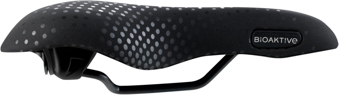 Selle San Marco Unisex – Erwachsene Bioaktive Trekking Open Fit Gel Sättel S black suede, S black su