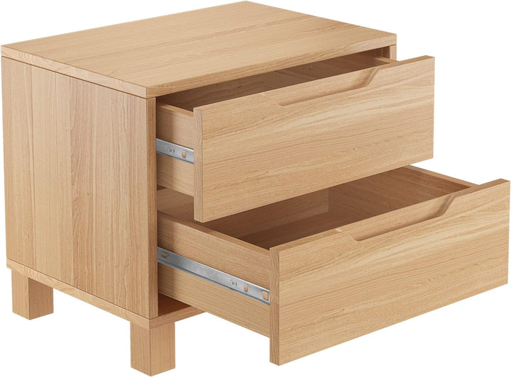 Erst-Holz Nachttisch Buche Nachtkästchen Bettkommode Nachtschrank mit Schublade 90.20-K43