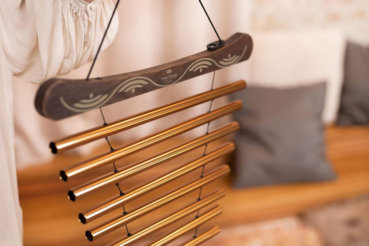Sonic Energy Meditation Flow Chime – 10 Töne Klangspiel in D Dur (440 Hz) – für Entspannung u. Klang