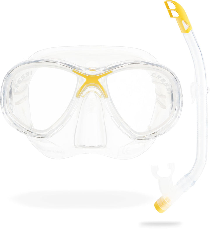 Cressi Marea Jr - Maske oder Maske Marea Jr + Schnorchel Top zum Tauchen und Schnorcheln, Einheitsgr